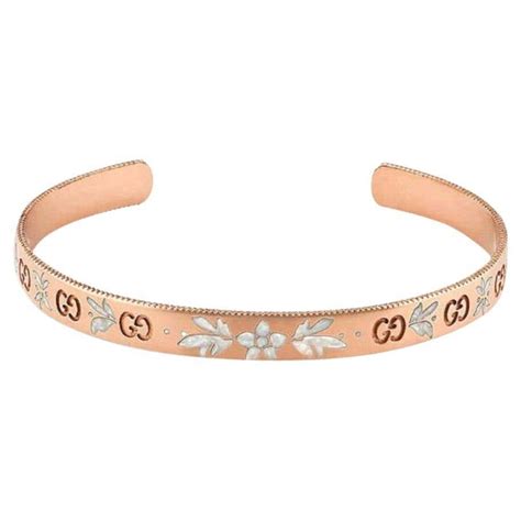 gucci icon blossom bracelet|Gucci bamboo bracelet.